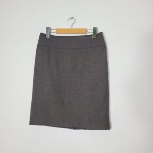 RW&Co Classic Straight Skirt Gray Womens Business Career Professional Size 6